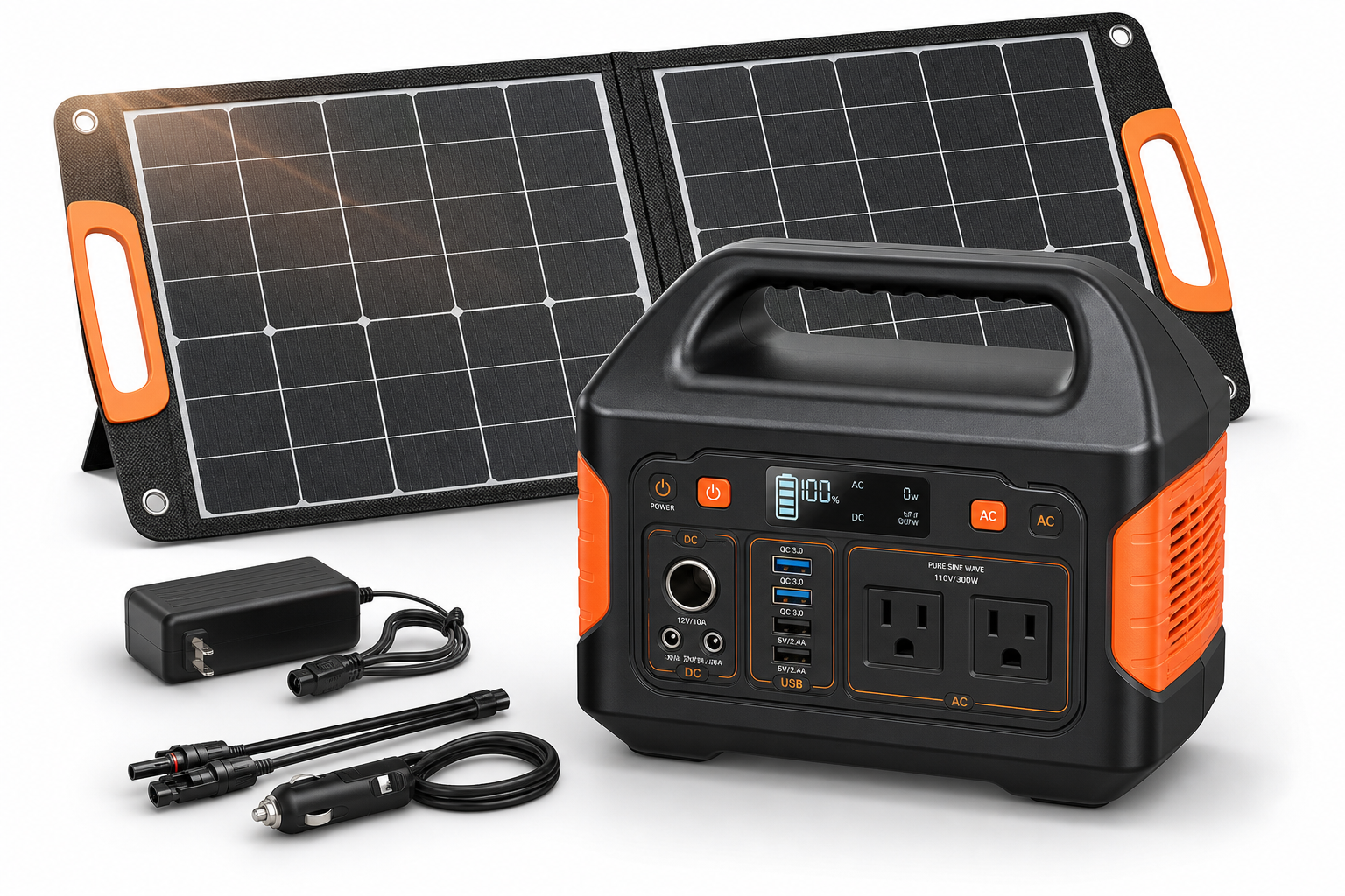 Portable Solar Generator 300W Review: Compact Off‑Grid Power with Included 60W Solar Panel