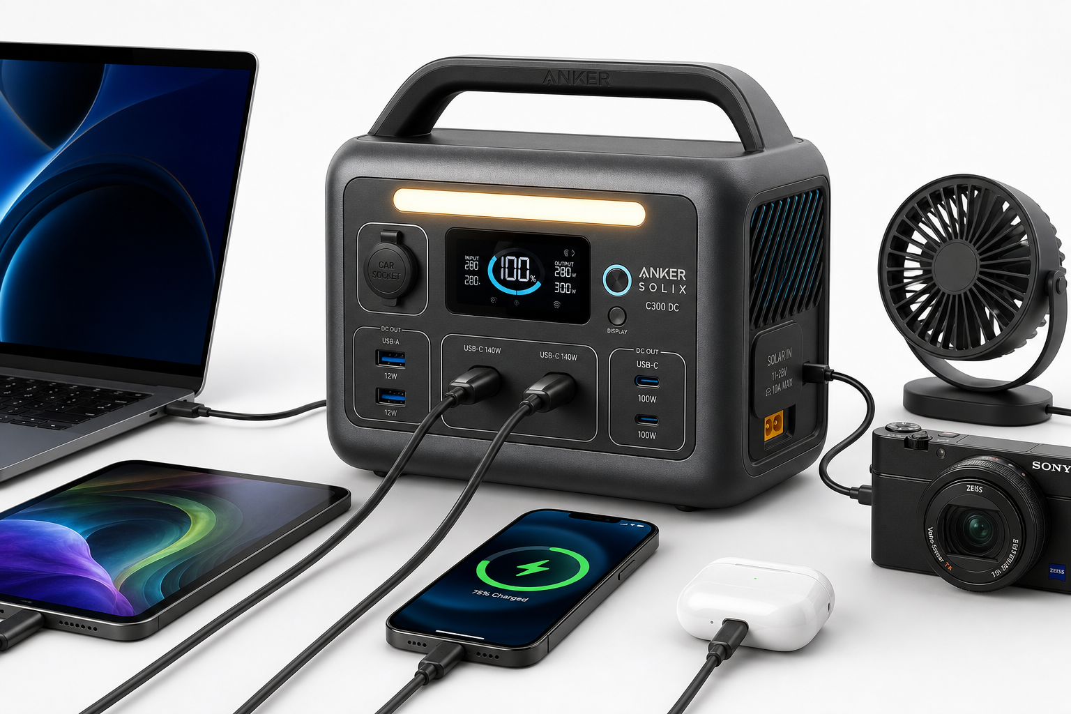 Anker SOLIX C300 DC Review: Compact DC-Only Power for Travel, Camping, and Everyday Backup