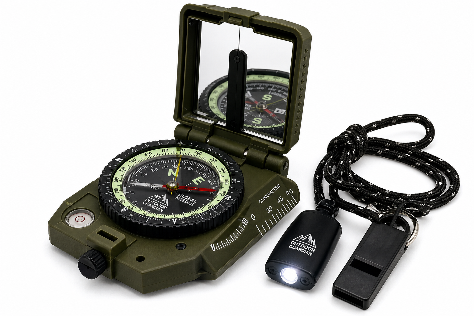Outdoor Guardian Pathfinder Sighting Compass Review: A Feature-Rich Mirror Compass for Confident Backcountry Navigation