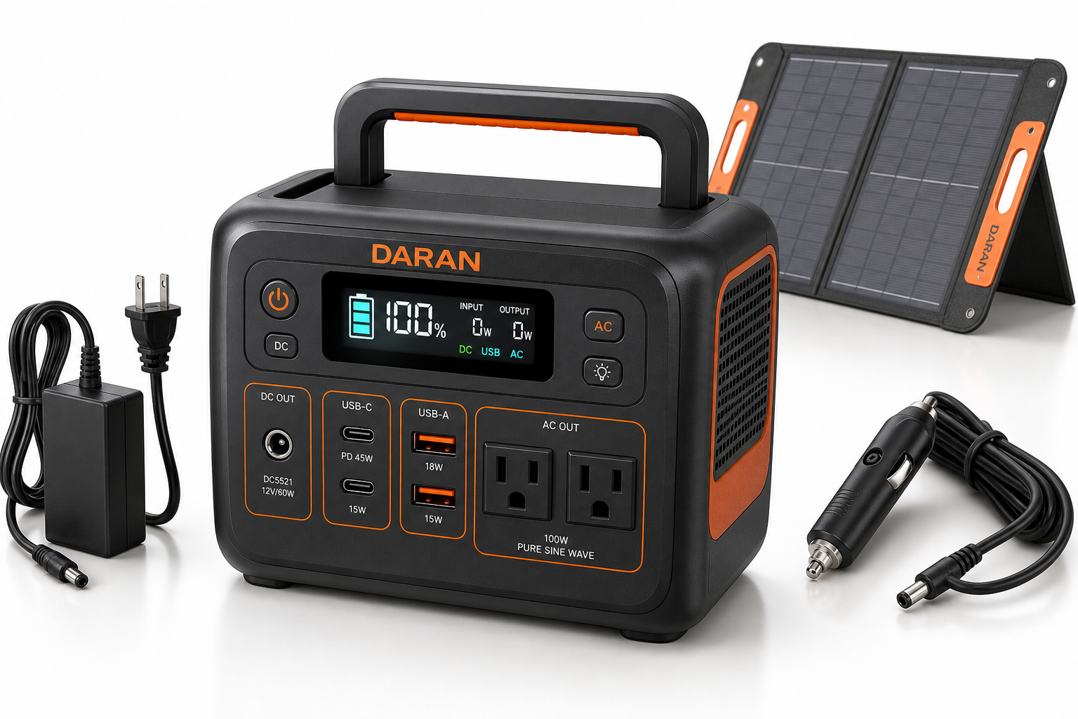 DARAN Portable Power Station (89.6Wh, 100W) Review: Compact LiFePO4 Power for Everyday Backup and Travel