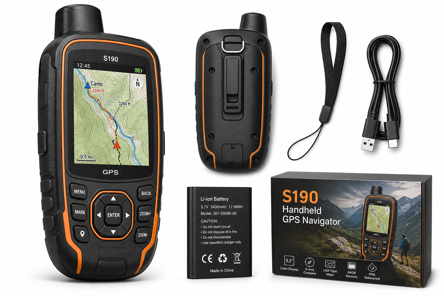 S190 Handheld GPS Navigator Review: Rugged, Simple Navigation for Hikers