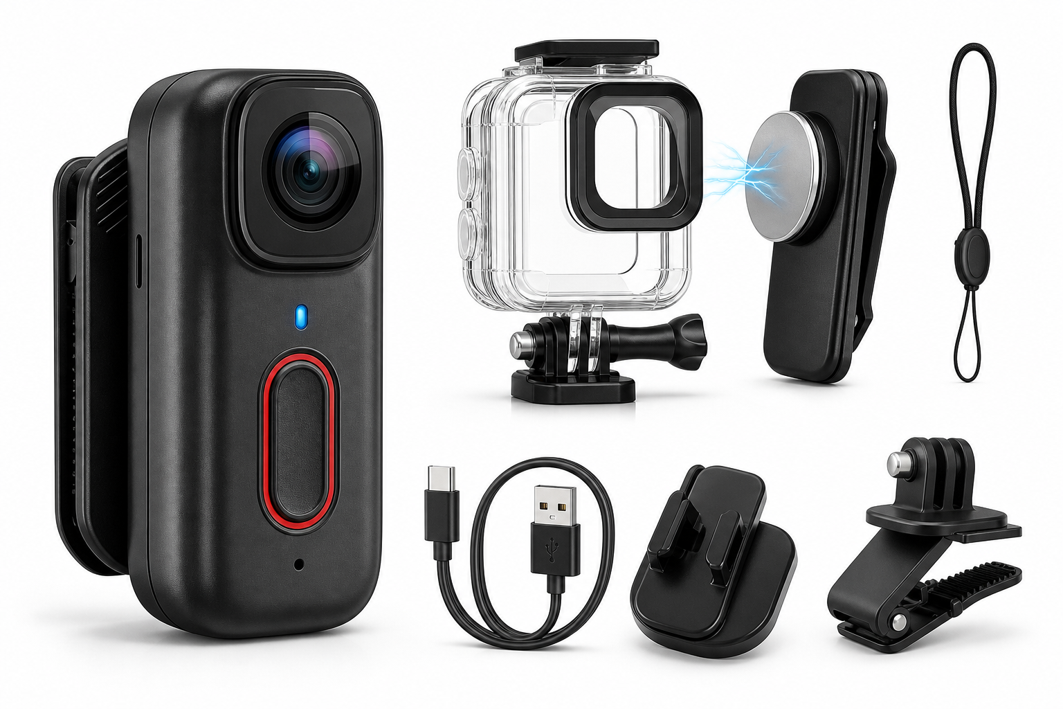 NUISK 4K 64GB Thumb Action Camera Review: Compact Magnetic POV for Everyday Adventures