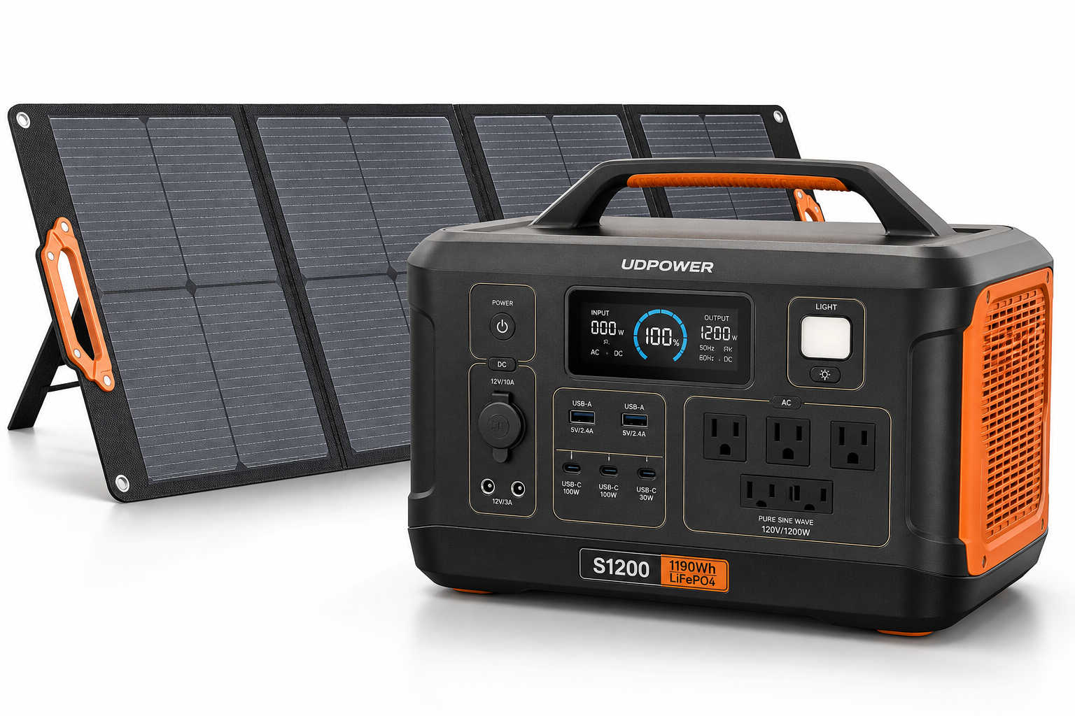 UDPOWER S1200 1190Wh Solar Generator Kit (120W Panel) Review: Compact 1.2kW Backup for Home, RV, and Outdoor Use