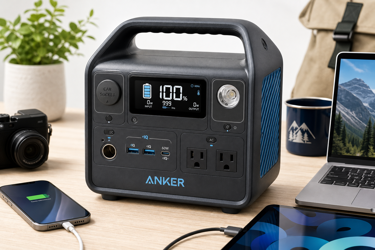 Anker 521 Portable Power Station Review: Compact LiFePO4 Powerhouse for Camping and Backup