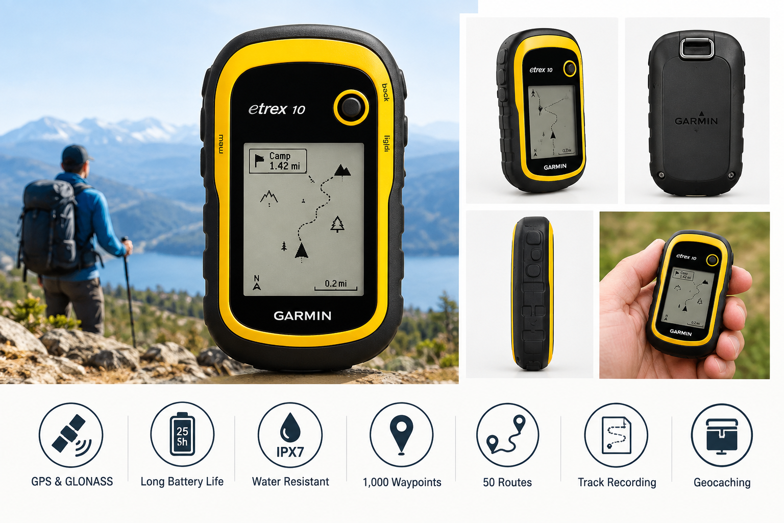 Garmin eTrex 10 Worldwide Handheld GPS Navigator Review