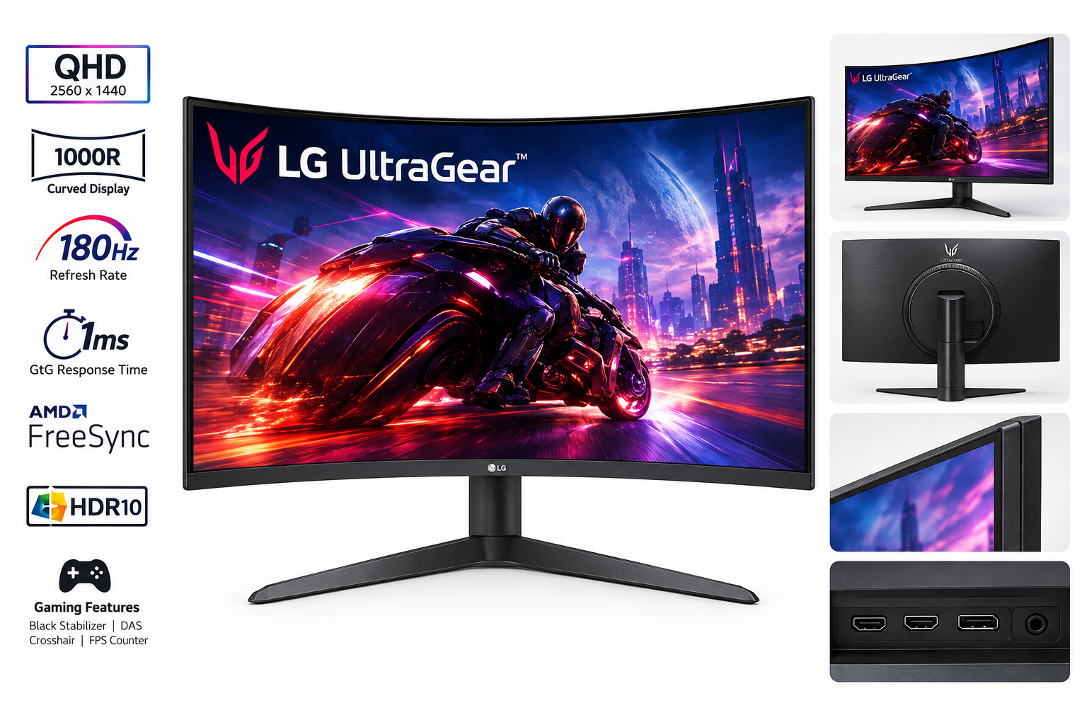[LG 32GS60QC-B UltraGear Review: A Fast 32-Inch QHD Curved Gaming Monitor](https://www.amazon.com/dp/B0D2FSYS5J)